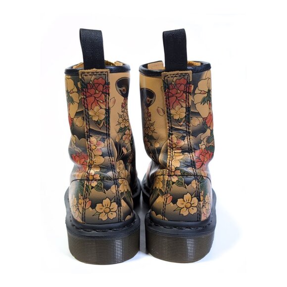 DR. MARTENS X EVISU WAGARA TATTOO SLEEVE KOI FISH Boots Womens Size 6 - Picture 6 of 14